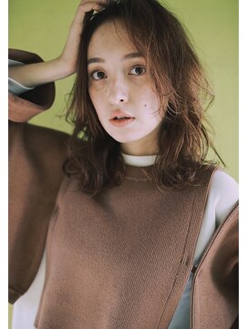 マイルス(MILES) 【MILES】外国人風ミディアムレイヤー