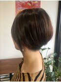 大人アシメショート
