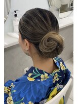 ヘアーセットサロン ピンキー(Hairset Salon Pinky) Pinky.シンプルシニヨン