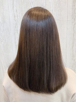 テーラヘアー 南行徳店(TELA HAIR)の写真/【コスメ低温縮毛矯正+カット¥9900】全薬剤化粧品登録のコスメ剤を使用！柔らかい艶髪に髪質改善【南行徳】