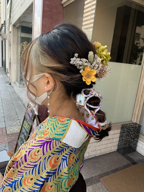 #ヘアセット#卒業式ヘアセット