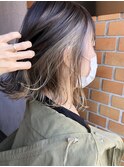前下がりボブ×インナーカラー