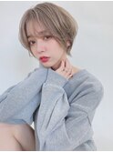 大人可愛いスウィングショート/透明感カラー