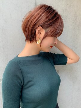 ロンド パルティール 大宮(Lond partir) 外ハネボブセクションカラーグラデーションカラーペールベージュ