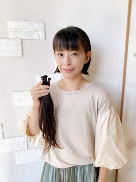 ビーステップ(B.STEP) ヘアドネーションカットとインナーカラー