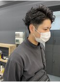 アップバングパーマ、ツイストパーマ