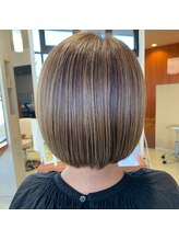 【☆ROZA seedカラー☆】ハイトーンハイライト×白髪ぼかし