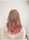 ピンクグラデーション