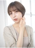 大人可愛い美髪20代30代小顔マッシュショート133