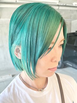 【佐賀駅徒歩3分】デザインひとつで印象が変わる*人気のイヤリングカラーは髪への負担も抑えて、透明感も◎