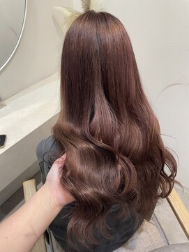 ラビス クローバー(Lovis clover) 切りっぱなしボブ/エアリーロング/ピンクブラウン/美髪のススメ