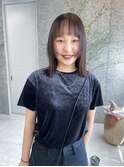 酸性ストレート　顔まわりカットlob