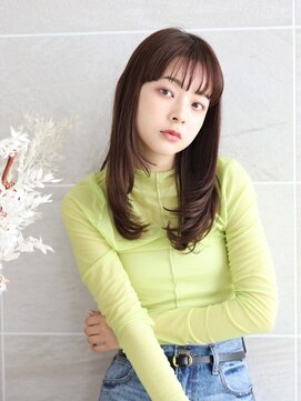 シェール(cher) シャギーレイヤー/ショコラブラウン