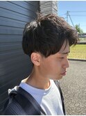 ツーブロックマッシュ