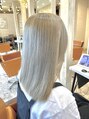 アグ ヘアー エメ 草加店(Agu hair aimer)&nbsp;透け感抜群シルキーベージュ・上品さの中にくすみ感をプラス！