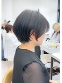 似合わせカット/ショートボブ/小顔ヘア/メルティカラー/くせ毛