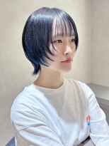 ユーフォリア 新宿店(Euphoria) 大人可愛い寒色系透明感カラーショートボブレイヤーウルフ
