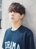 メンズヘアトーキョー(MEN'S HAIR TOKYO)&nbsp;マッシュショート/ゆるパーマ/ブラウンアッシュ