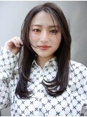 顔周りレイヤー×ロングウルフ