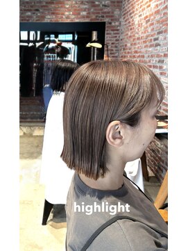 オーガニック アトリエ 大宮(organic+atelier) 30代40代夏髪質改善カラー×外ハネボブでトレンド感溢れる