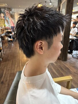 ヘアーデザイン ディードット(Hair design D.) メンズスパイキーショート