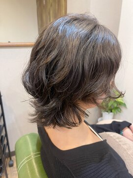 ショートヘア【ハイライト /白髪ぼかし/ハイライト/ 高円寺】