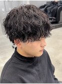 シャドウパーマツイストスパイラルパーマメンズパーマメンズヘア