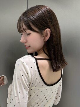 サンドイエナ 横浜店(sand yena) ボブ/ブリーチなしカラー/透明感カラー/顔周りカット/髪質改善