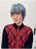 ハッシュカット/顔周りカット/横浜/ハイトーン/金髪