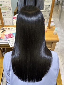 ブレンドバイハピネス(Blend by happiness) 髪質改善トリートメントストレートロングレイヤー20代30代40代