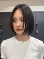 イリ 大阪(ili)&nbsp;韓国ボブ、ハッシュカット、レイヤーカット、ブルーブラック