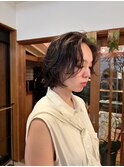 ゆるめボブパーマ