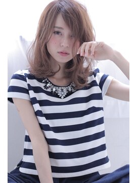 オウル(Owll) 大人ふんわり感シルエット[mignon]浮遊感ミックスミディアム