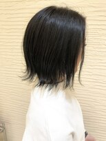 モリオ フロム ロンドン サッポロファクトリー店(morio FROM LONDON)&nbsp;【morio】外ハネボブ×ネイビーアッシュ