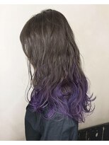 オースト ヘアー ステラ 新宿店(Aust hair Stella) グラデーション　グルーグレージュ　ラベンダー　バイオレット