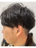 メンズマッシュ+緩めパーマ