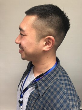 ネオリーブアイム 横浜西口店(Neolive aim) かり上げツーブロック七三オールバックフェードボウズコロナ対策