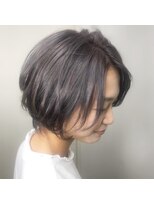 アンジェリカ 鹿児島中央タワー店(ANGELICA)&nbsp;ナチュラルハンサムショート×ラベンダーグレージュ