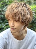 束感メンズパーマナチュラルウェーブ