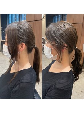 アフロート ギンザ(AFLOAT GINZA) AFLOAT GINZA【仲道 弘泰】顔周りカット【before→after】