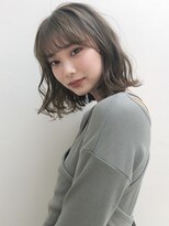 Hエイチ原宿＊こなれ感『外ハネボブ』アッシュブラウン【RUKA】