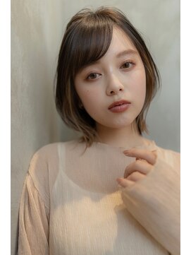 ブエナビスタ(BUENA VISTA) 【BUENAVISTA】大人かわいい前髪ボブ/インナーカラー/イルミナ