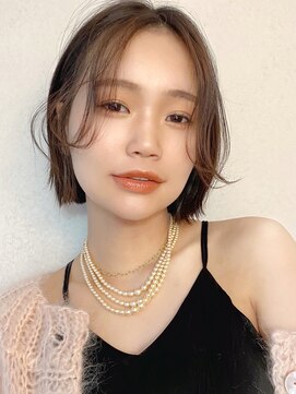 カナン 銀座(CANAAN) 愛されボブ/アッシュ/切りっぱなし