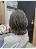透明感+外はねが可愛いカジュボブルフ☆五反田美容院