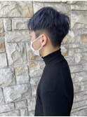 【メンズブリーチカラー×ネイビー】