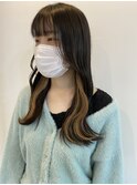 初めてのインナーカラーにおすすめ!ベージュカラー 表参道