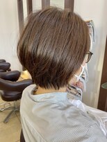 ヘアアーク(HAIR arc)&nbsp;みみかけショートボブ#京成大久保#京成津田沼#奏の杜#津田沼