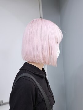 プネル 渋谷(PUNEL) ピンク　ケアブリーチ　渋谷