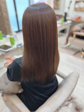 ヘアメイクゼロ 坂戸駅前店(hairmake zero) カット+縮毛矯正+oggiottoシルキーエステTR