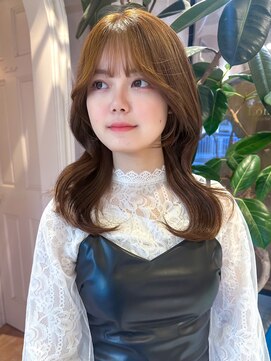 ロンド ブランシュ 錦糸町北口(Lond blanche) 韓国ヘア　トレンド　レイヤーロングスタイル